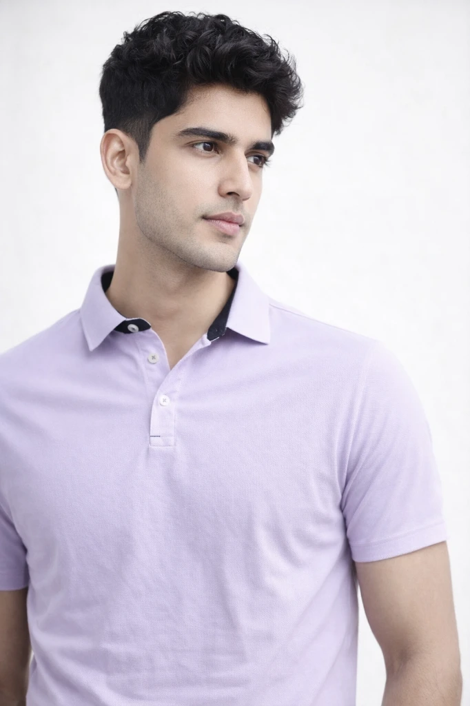 [PTS-XS1] Lilac Polo T-shirt (XS)
