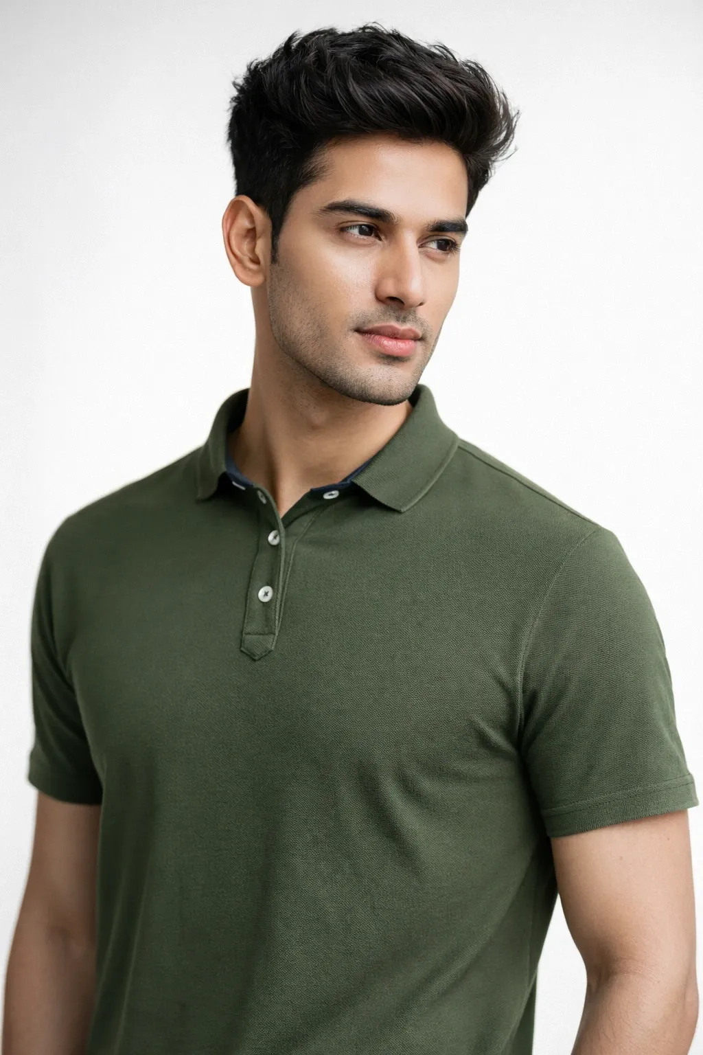 [PTS-XS2] Olive Polo T-shirt (XS)