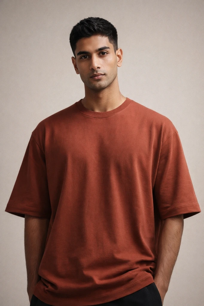 Rust Oversized  T-shirt