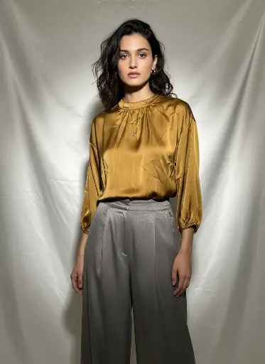 Golden Hour Satin Top